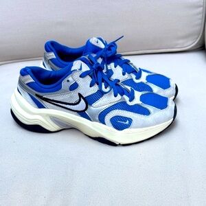 Nike Blue and White Athletic Shoes